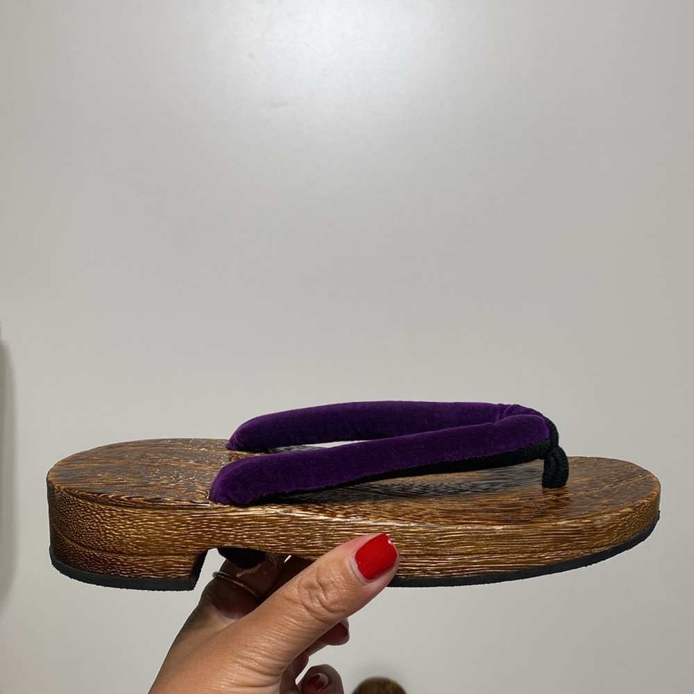 Traditional Japanese Yukata Wooden Sandals